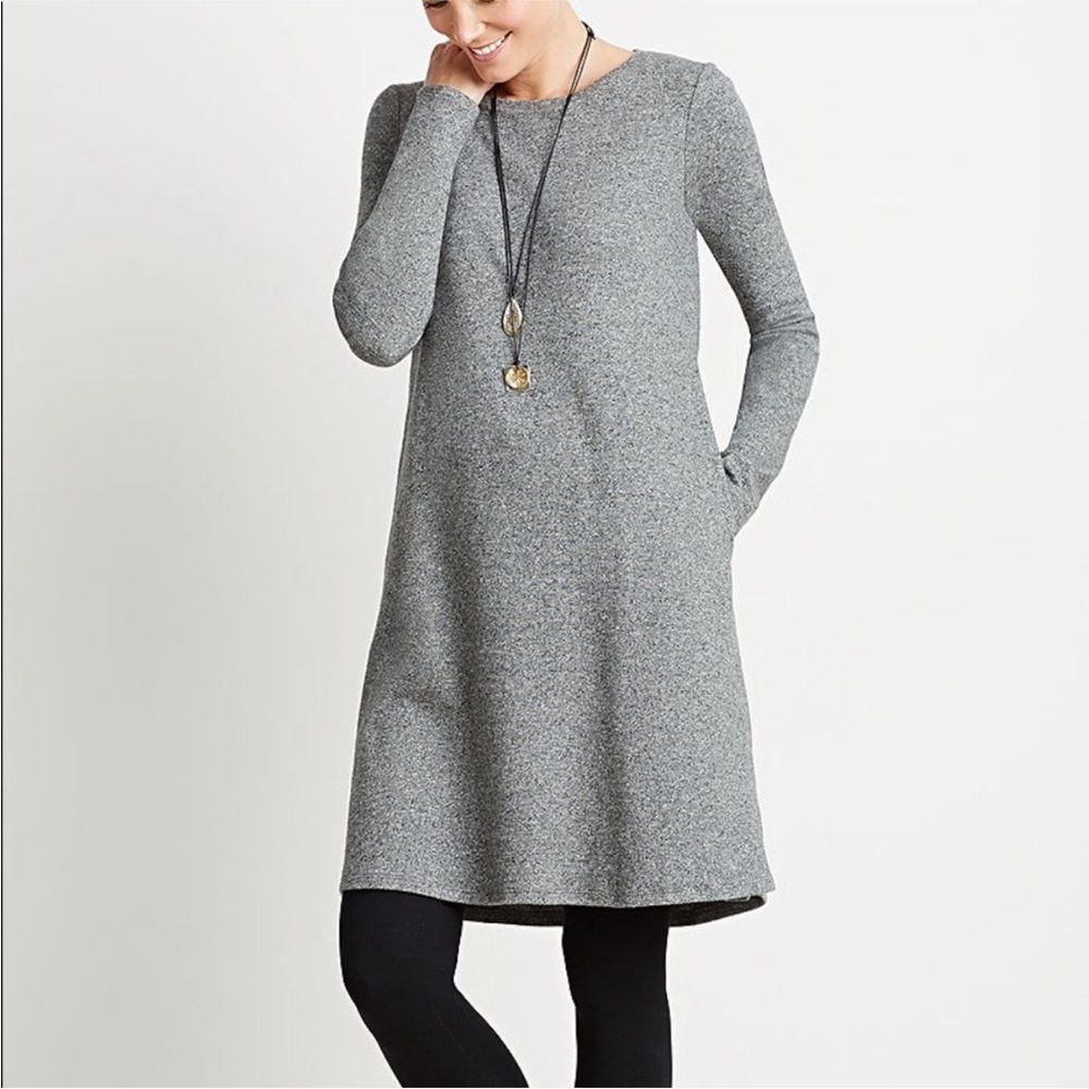 Pure Jill Gray Sweater Dress M